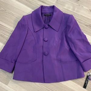 Isabella DeMarco Violet Purple Jacket Size 6 NWT